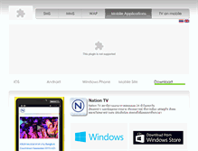 Tablet Screenshot of nationnewmedia.com